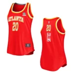 Atlanta Hawks John Collins Women's Icon Edition Fast Break Jersey Red - 49Native