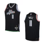 2022-23 Los Angeles Clippers Youth City Edition John Wall Black Jersey - 49Native