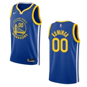 Golden State Warriors Jonathan Kuminga 2022-23 Icon Edition Royal Swingman Jersey - 49Native