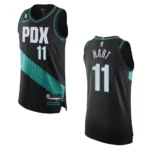 Portland Trail Blazers Josh Hart 2022-23 City Edition Black Jersey - 49Native