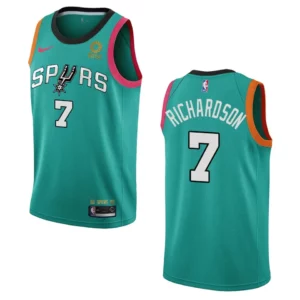 San Antonio Spurs Josh Richardson Teal City Edition 2022-23 Swingman Jersey - 49Native
