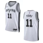 Joshua Primo Association Edition San Antonio Spurs 2022-23 White Swingman Jersey - 49Native
