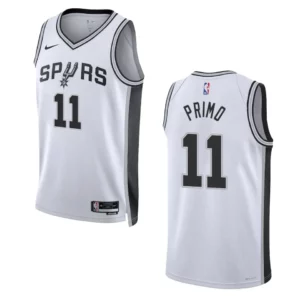 Joshua Primo Association Edition San Antonio Spurs 2022-23 White Swingman Jersey - 49Native