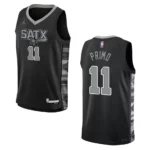 2022-23 San Antonio Spurs Youth Statement Edition Joshua Primo Black Jersey - 49Native