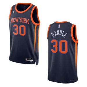 Julius Randle Statement Edition New York Knicks 2022-23 Black Swingman Jersey - 49Native