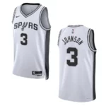 Keldon Johnson Association Edition San Antonio Spurs 2022-23 White Swingman Jersey - 49Native