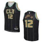 Charlotte Hornets 2022-23 City Edition Youth Kelly Oubre Jr. Black Jersey - 49Native