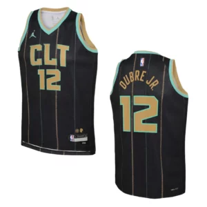 Charlotte Hornets 2022-23 City Edition Youth Kelly Oubre Jr. Black Jersey - 49Native