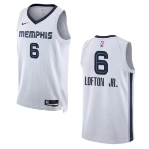 Memphis Grizzlies Kenneth Lofton Jr. 2022-23 Association Edition White Swingman Jersey - 49Native