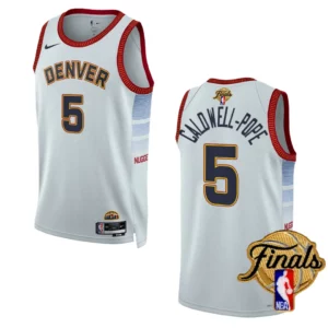 Kentavious Caldwell-Pope White 2023 NBA Finals Denver Nuggets City Edition Jersey - 49Native