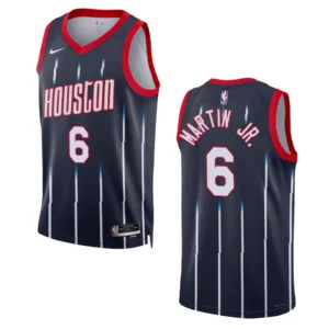 Houston Rockets Kenyon Martin Jr. 2022-23 City Edition Navy Swingman Jersey - 49Native