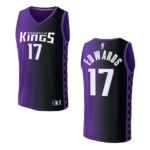 Kessler Edwards Statement Edition Sacramento Kings 2023-24 Purple Fastbreak Replica Jersey - 49Native