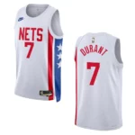 Brooklyn Nets Kevin Durant White Swingman 2022-23 Classic Edition Jersey - 49Native