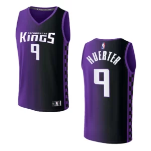 Kevin Huerter Statement Edition Sacramento Kings 2023-24 Purple Fastbreak Replica Jersey - 49Native