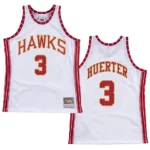 Atlanta Hawks Kevin Huerter Hardwood Classics Jersey Retro White - 49Native