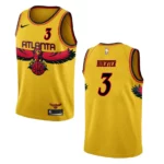 Kevin Huerter Atlanta Hawks City Edition Throwback Jersey Yellow - 49Native