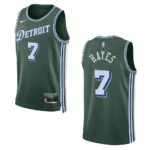Detroit Pistons Killian Hayes 2022-23 City Edition Green Swingman Jersey - 49Native