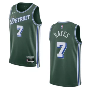 Detroit Pistons Killian Hayes 2022-23 City Edition Green Swingman Jersey - 49Native