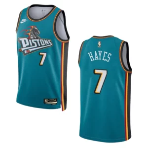 Detroit Pistons Killian Hayes Teal Swingman 2022-23 Classic Edition Jersey - 49Native