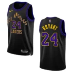 Kobe Bryant City Edition Los Angeles Lakers 2023-24 Black Swingman Jersey - 49Native