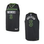 Youth Minnesota Timberwolves 2022-23 Statement Edition Kyle Anderson Black Jersey - 49Native