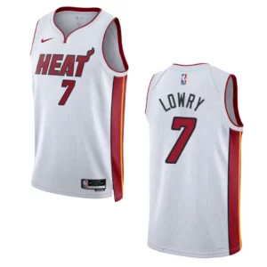 Miami Heat Kyle Lowry 2022-23 Association Edition White Swingman Jersey - 49Native