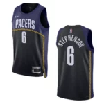 Lance Stephenson City Edition Indiana Pacers 2022-23 Blue Swingman Jersey - 49Native