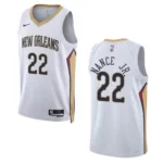New Orleans Pelicans Larry Nance Jr 2022-23 Association Edition White Swingman Jersey - 49Native
