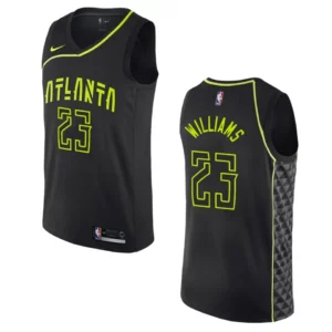 Atlanta Hawks Lou Williams City Edition Jersey Swingman Black - 49Native