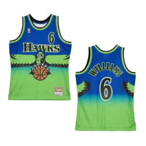 Lou Williams Atlanta Hawks Reload 2.0 Hardwood Classics Jersey Blue - 49Native