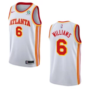 Hawks Lou Williams Association Swingman Jersey White - 49Native