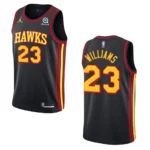 Hawks Lou Williams Statement Edition Swingman Jersey Black - 49Native