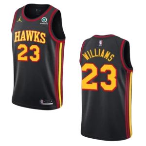 Hawks Lou Williams Statement Edition Swingman Jersey Black - 49Native