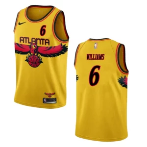 Lou Williams Atlanta Hawks City Edition Throwback Jersey Yellow - 49Native