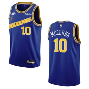 Golden State Warriors Mac McClung Royal Swingman 2022-23 Classic Edition Jersey - 49Native