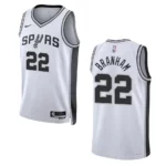 Malaki Branham Association Edition San Antonio Spurs 2022-23 White Swingman Jersey - 49Native