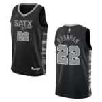 2022-23 San Antonio Spurs Youth Statement Edition Malaki Branham Black Jersey - 49Native