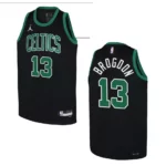 2022-23 Boston Celtics Youth Statement Edition Malcolm Brogdon Black Jersey - 49Native