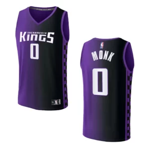 Malik Monk Statement Edition Sacramento Kings 2023-24 Purple Fastbreak Replica Jersey - 49Native