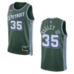 Detroit Pistons Marvin Bagley III 2022-23 City Edition Green Swingman Jersey - 49Native
