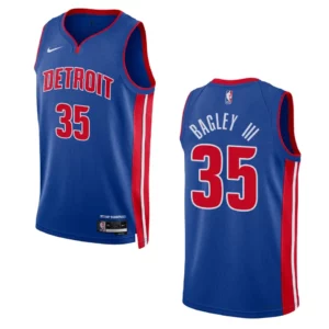 Detroit Pistons Marvin Bagley III 2022-23 Icon Edition Royal Swingman Jersey - 49Native