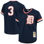 Alan Trammell Detroit Tigers Mitchell & Ness 1984 Cooperstown Collection Mesh Batting Practice Jersey - Navy - 49Native