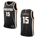 Hawks #15 Vince Carter City Jersey - Black - 49Native