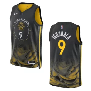 Warriors 2022-23 City Edition Andre Iguodala Black Jersey Swingman - 49Native