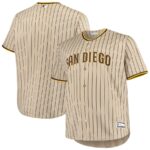 San Diego Padres Big & Tall Road Replica Team Jersey - Brown - 49Native