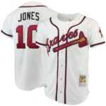 Chipper Jones Atlanta Braves Mitchell & Ness Jersey - White - 49Native