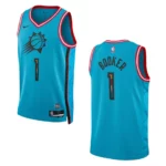 Suns 2022-23 City Edition Devin Booker Blue Jersey Swingman - 49Native
