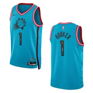 Suns 2022-23 City Edition Devin Booker Blue Jersey Swingman - 49Native
