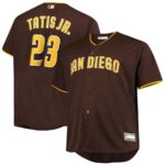 Fernando Tatis Jr. San Diego Padres Big & Tall Replica Player Jersey - Brown - 49Native