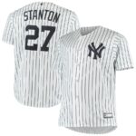 Giancarlo Stanton New York Yankees Big & Tall Replica Player Jersey - White - 49Native